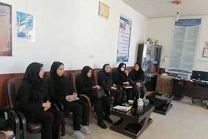 بازدید کارشناسان بهداشتی به همراه کارشناسان اداره اموزش و پرورش بخش دشمنزیاری از مدارس شبانه روزی