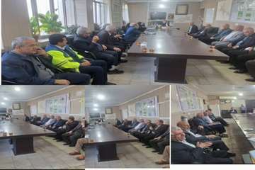 برگزاری جلسه خیرین سلامت در دفتر سرپرست شبکه بهداشت و درمان ممسنی