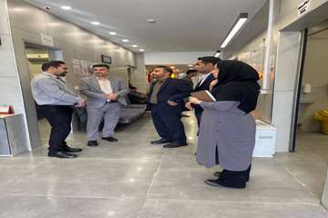 بازدید نوروزی سرپرست شبکه بهداشت و درمان از درمانگاه ها و ستاد نوروزی شبکه
