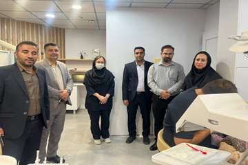 بازدید نوروزی سرپرست شبکه بهداشت و درمان از درمانگاه ها و ستاد نوروزی شبکه