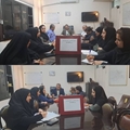 برگزاری جلسه درون بخشی ستاد هماهنگی جوانی جمعیت در دفتر معاون بهداشتی