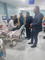 بازدید سرپرست شبکه بهداشت و درمان ممسنی از بیمارستان حضرت ولی عصر(عج)